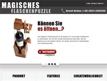Tablet Screenshot of flaschenpuzzle.de
